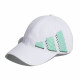 Adidas 切割三斜線運動帽(白,綠) #GU8621